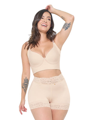Short Modelador de Cintura Alta | FU139 - CintasMariaE