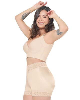 Short Modelador de Cintura Alta | FU139 - CintasMariaE