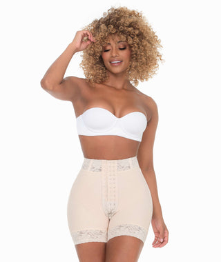 Short Modelador Realce Glúteo Invisível Sem Costuras | FU143 - CintasMariaE