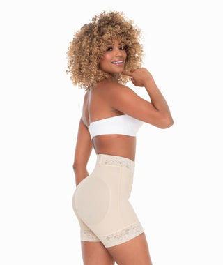 Short Modelador Realce Glúteo Invisível Sem Costuras | FU143 - CintasMariaE