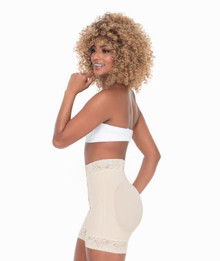 Short Modelador Realce Glúteo Invisível Sem Costuras | FU143 - CintasMariaE
