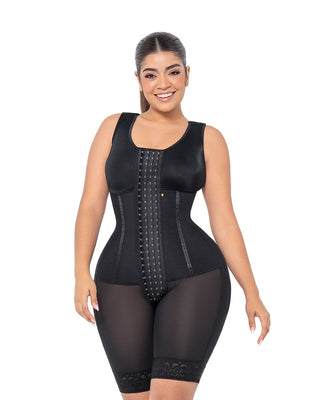 Cinta Modeladora Ampulheta de Comprimento Médio em Powernet | RA001 - CintasMariaE