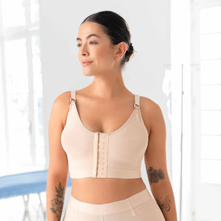 Sutiã Pós-Cirúrgico Silicone e Mamoplastia com Alças Removíveis I SU116ST - CintasMariaE