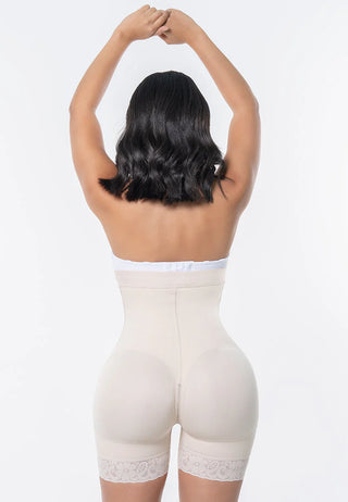 Short Modelador Levanta Glúteos | Cintura Alta | Ref. FC304 - CintasMariaE
