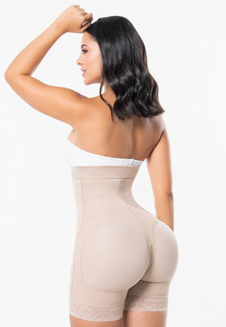 Short Modelador Levanta Glúteos | Cintura Alta | Ref. FC304 - CintasMariaE