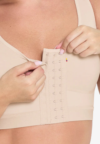 Sutiã Pós-Cirúrgico com Suporte de Postura e Molde Anatômico I SU123ST - CintasMariaE