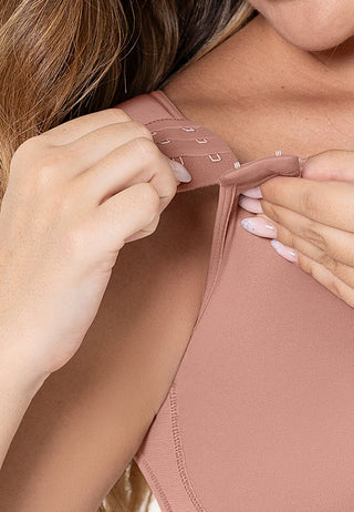 Sutiã Pós-Cirúrgico com Suporte de Postura e Molde Anatômico I SU123ST - CintasMariaE