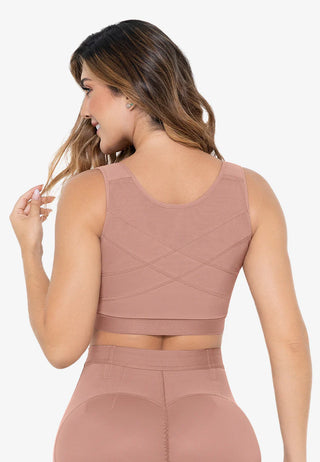 Sutiã Pós-Cirúrgico com Suporte de Postura e Molde Anatômico I SU123ST - CintasMariaE