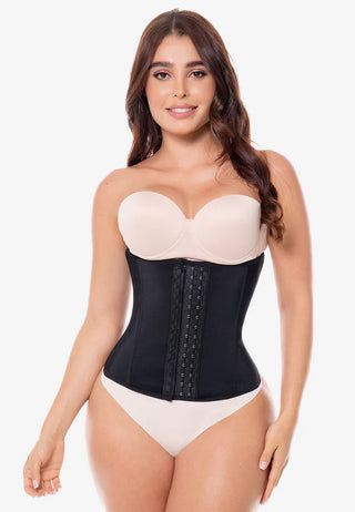 Corset - Rubi - Espartilho Látex para Figuras Padrão a Semi-Ampulheta