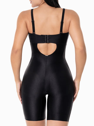Malva - Body Modelador Corpo Inteiro Meia Perna Sem Costuras