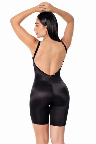 Body Modelador Zinnia com Copa Estruturada e Meia Perna