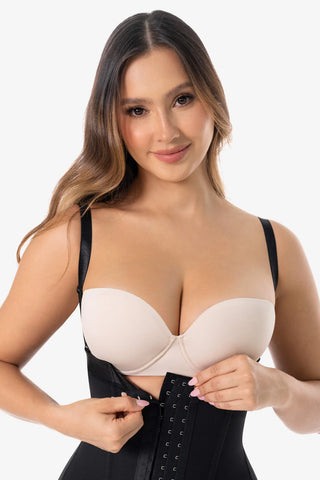 Cinta Modeladora de Alta Compressão com Realce de Glúteos I CN001SR - CintasMariaE