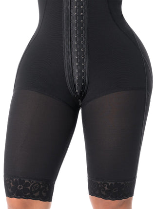 Cinta Modeladora Bermuda Sem Busto MariaE na cor Preto – foto do produto. Empina o Bumbum. Ref. CN136SR