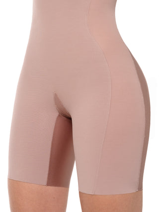 Malva - Body Modelador Corpo Inteiro Meia Perna Sem Costuras