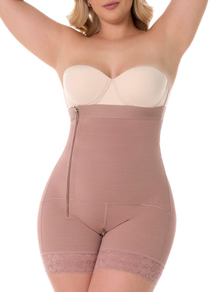 Cinta Modeladora Strapless Sem Busto MariaE na cor Cacau – foto do produto. Empina o Bumbum. Ref. CN143ST
