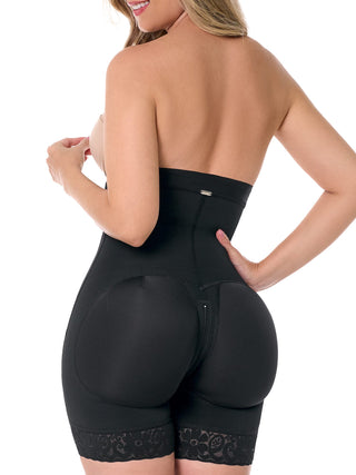 Cinta Modeladora Strapless Sem Busto MariaE na cor Preto – foto do produto. Empina o Bumbum. Ref. CN143ST