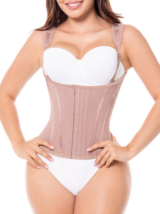 Corset Colete com Barbatanas – Afina a Cintura e Compressão Forte | CR008ST