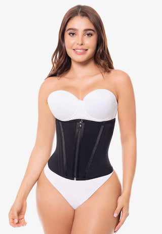 Corset - Circon - Espartilho Afina Cintura Com 15 Barbatanas Para Figuras Tipo Ampulheta