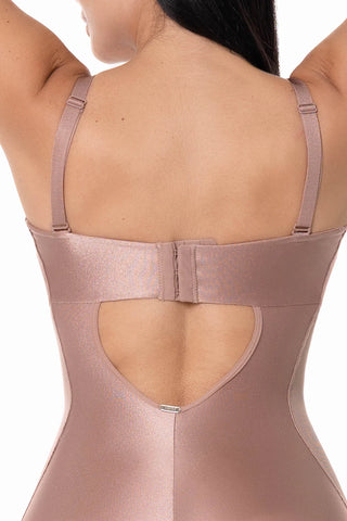 Body Modelador Malva: Efeito Invisível e Realce de Glúteo - CintasMariaE