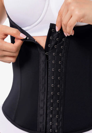Colete Corset - Ônix - Espartilho Látex para Figuras Padrão a Semi-Ampulheta